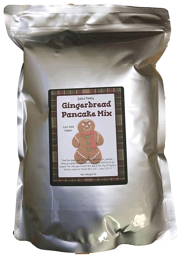 Julias Pantry Gingerbread Pancake Mix 5 Lbs