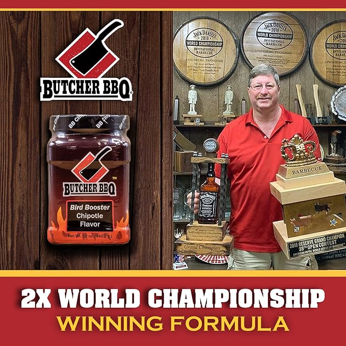 Butcher BBQ 12oz Chipotle Chicken Bird Booster