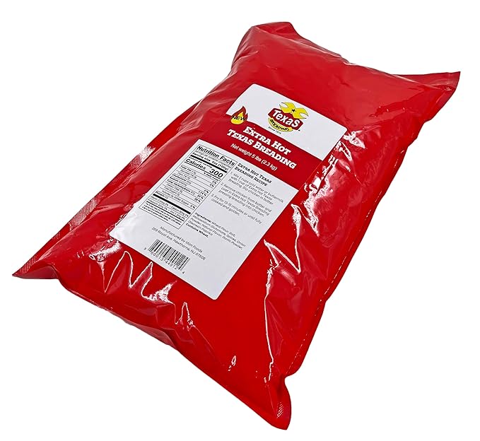 Texas Extra Hot Breading | Seasoned Chicken Breading | 5 lbs