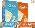 NuGo Original Variety Vanilla Yogurt 15 bars &amp Orange Smoothie 15 bars 11g Protein Gluten Free 30 Count