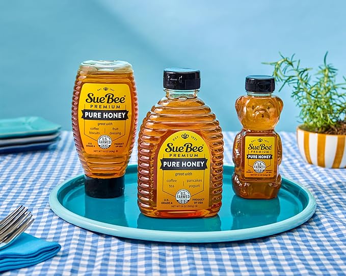 Sue Bee Pure Premium Honey Pure Honey Product of USA US Grade A 80 Ounce (Pack of 1)
