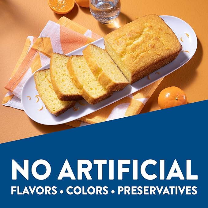 Krusteaz Vanilla Pound Cake Mix Baking Mix Includes a Sweet Glaze Mix No Artificial Flavors No Artificial Colors and No Artificial Preservatives Kosher Certified 16.5-ounce Boxes (Pack of 12)