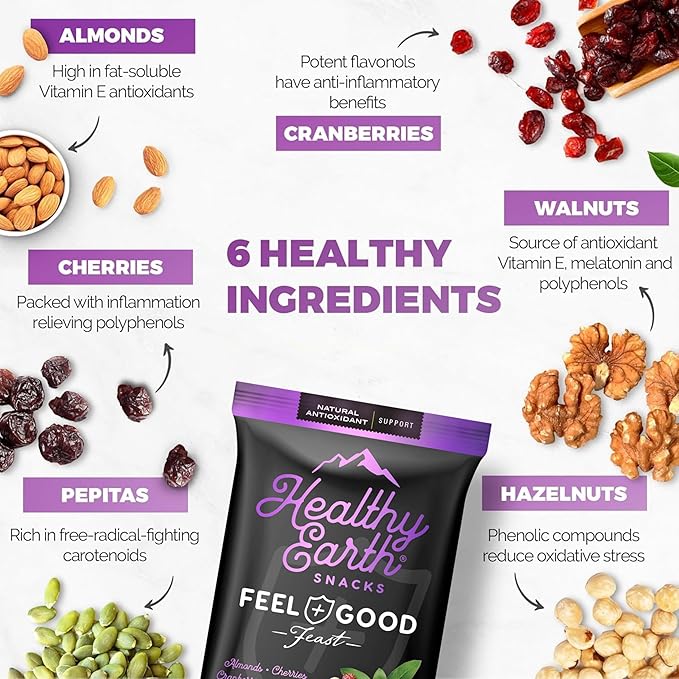 Mixed Nuts Unsalted | Trail Mix | Trail Mix without Peanuts | Gourmet Snacks Protein Snacks Gluten Free No Preservatives High Fiber (Three Pack Bundle)