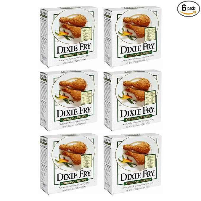 10-Ounce Original Recipe Coating Mix for Fried Chicken Pork Chops &amp Seafood (Pack of 6)