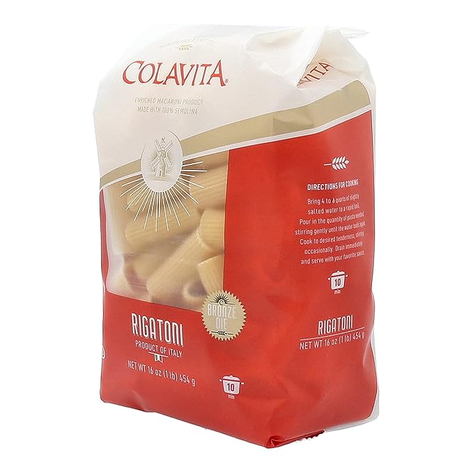 Colavita Pasta - Rigatoni 1 Pound - Pack of 20
