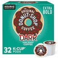 The Original Donut Shop Dark Keurig Single Serve K-Cup Pods Dark Roast Coffee Pods 32 Count