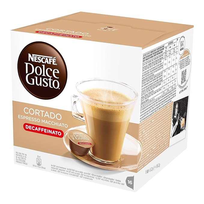 Nescafé Dolce Gusto Espresso Cortado Decaff Pack of 3 3 x 16 Capsules