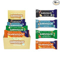 RAWMYGOD Fruit and Nut Bars Gluten Free Vegan No Added Sugar (16 bars Protein Pack - 4 Orange &amp Hazelnut 4 Fruit &amp Nut 4 Chia &amp Choco 4 Peanut &amp Cacao)