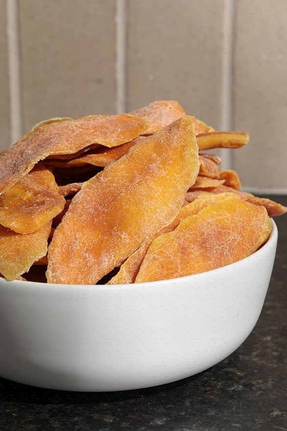 Dried Mango 2lbs - Family Size Delicious Texture Soft &amp Juicy Low Sugar Added Dried Mango - Naturally Ripened Mangos Dried Fruits