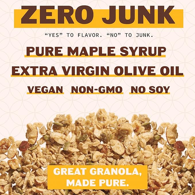 Hudson Henry Granola Trio Pack for Yogurt Snacking &amp Cereal | Maple Pecan Cashew Coconut &amp Maple Walnut Granola | Gluten Free Non-GMO Small Batch Baked | 3 Pack (12 oz Bags)
