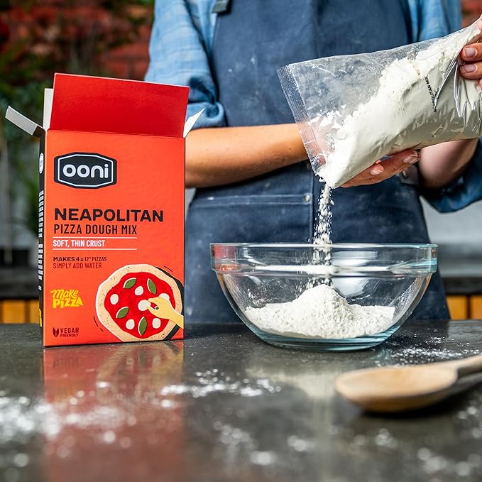 Ooni Pizza Dough Mix Bundle - 4 x Neapolitan Style &amp 4 x New York 8.8 oz Dough Balls