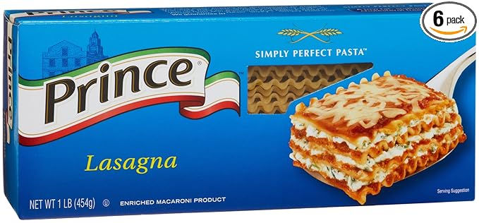 Ronzoni Lasagna 16-Ounce (Pack of 6)