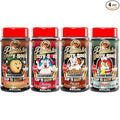Slap Yo Daddy BBQ Flavor Bomb Umami Porkilicious Pecan Cherrylicious Ribs Cherry and Honeylicious Honey Peach (4 Rubs) 12oz Bundle