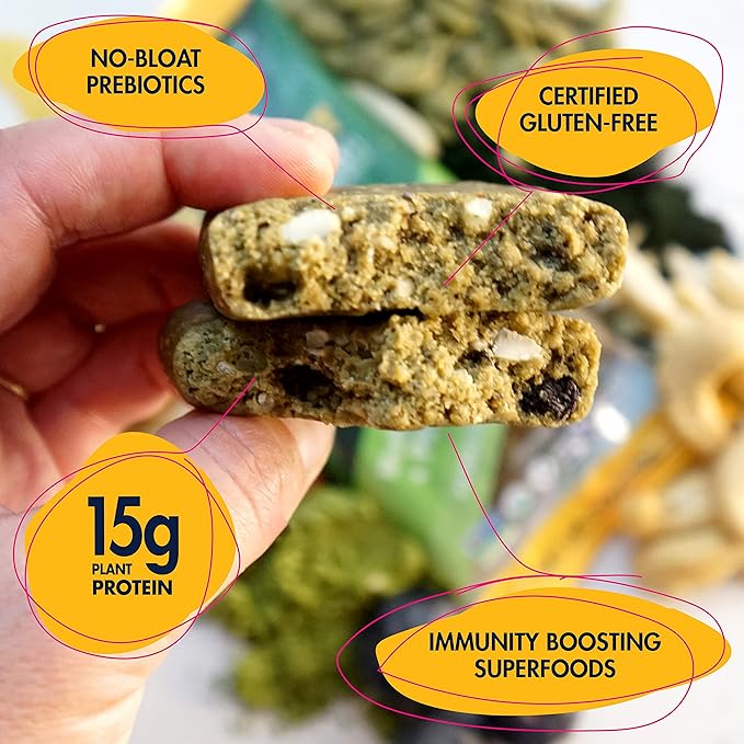 SAVE THE RAINFOREST by SHANTI BALANCE | 3 New Flavors | 15G Plant Protein | Organic Gluten Free Superfood | Gut Health Prebiotics + No-Bloat Fiber | 4 of each flavor 12 Count 2 oz Bars