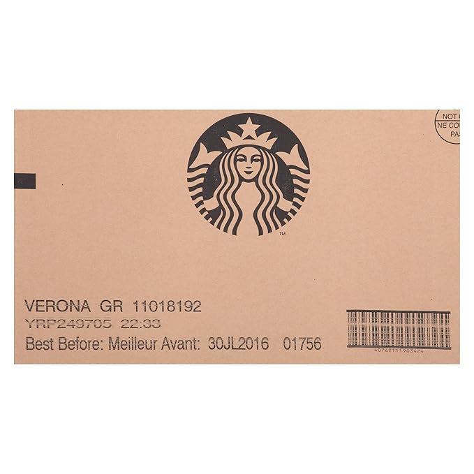 Starbucks Verona Portion Pack 72 Individually Wrapped Packs of 2.5 oz. (180 total oz.)