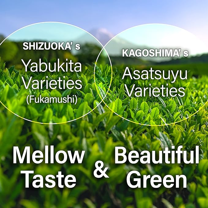 Chaganju Sakura Floral Green Tea - Japanese Loose Leaf With Sakura Petals 2.82oz (80g)