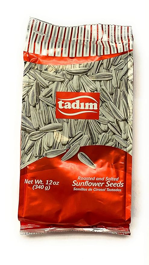 Tadim Salted Sunflower Seeds 12 oz Pack of 4 From Germany