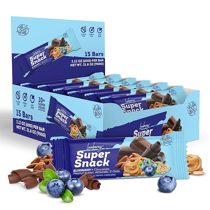 Lueberry Super Snack Bar - Blueberry 31.8oz (15 Bars)