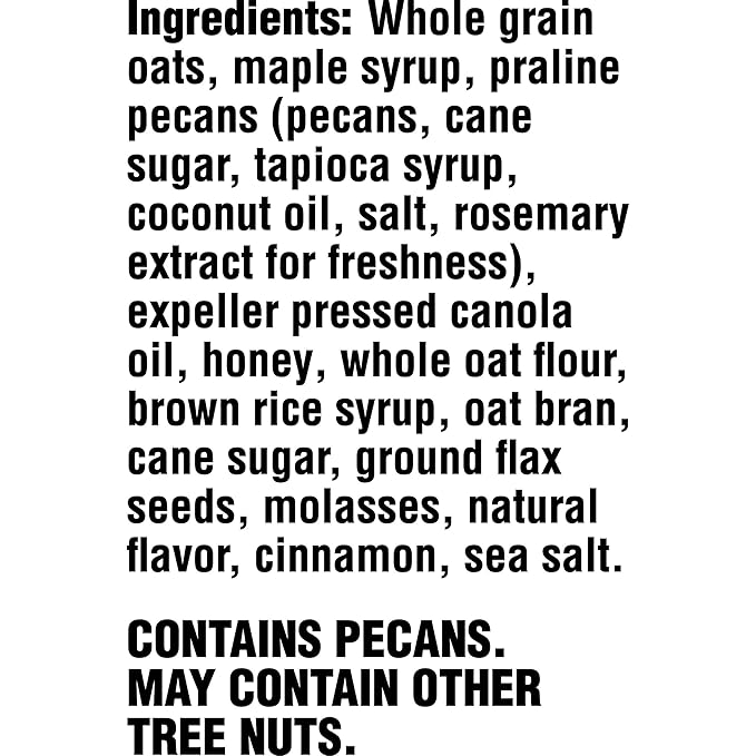 Bear Naked Granola Maple Pecan Non-GMO Project Verified and Kosher Dairy 4.5lb Case (6 Count)