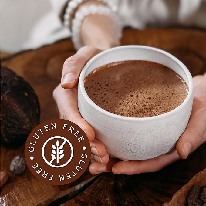 Roots Circle Unsweetened Cocoa Powder | Rich Dark Chocolate Flavor Perfect for Baking Smoothies and Hot Cocoa | Premium Quality Easy Mixing Gluten-Free Kosher | Bulk 2 Pack of 14oz