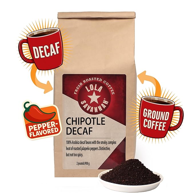 Lola Savannah Chipotle Ground Decaf Coffee 2lb (32 oz)
