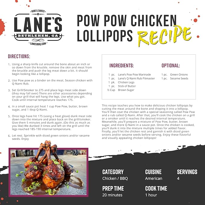 Lane's Q-nami Japanese Seasoning Rub All-Natural Shichimi Togarashi Seasoning for Steak Chicken Veggies &amp Tuna Gluten-free Made in USA 2lbs