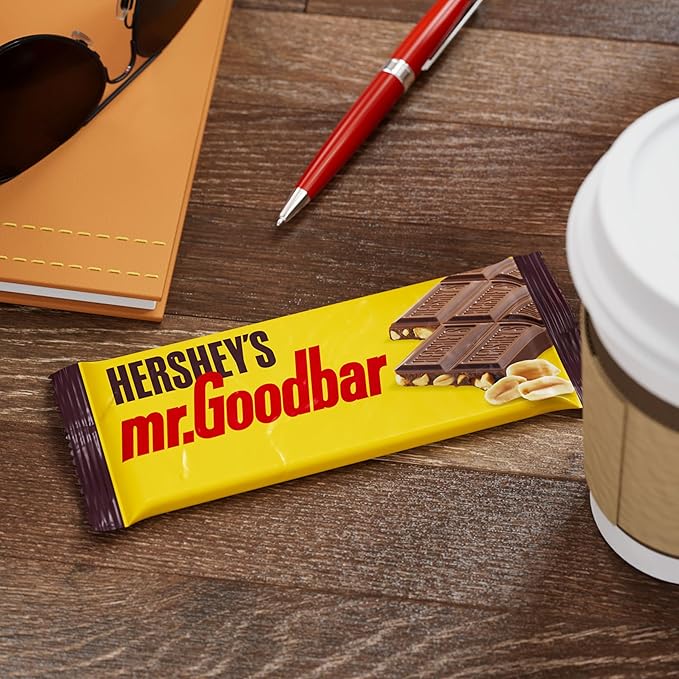 HERSHEY'S MR. GOODBAR Chocolate with Peanuts Candy Bars 1.75 oz (36 Count)