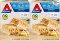 Atkins Lemon Flavored Snack BarHigh Protein BarLow Sugar and Low CarbKeto Friendly SnackGluten FreeHigh in FiberMade with Real Almond Butter16 Count (Pack of 2)
