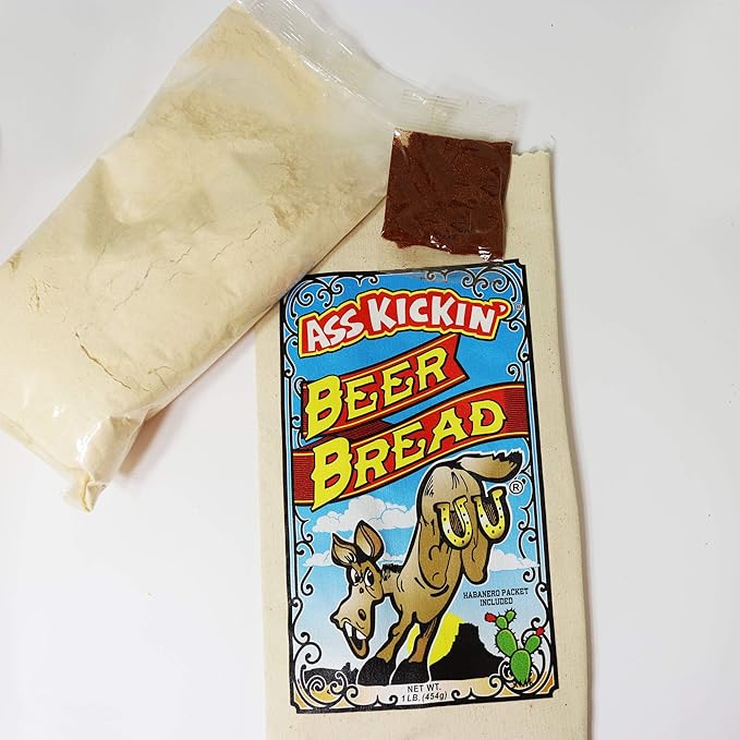ASS KICKIN’ Beer Bread Mix -Premium Gourmet Gift-16 Ounces (Pack of 6)