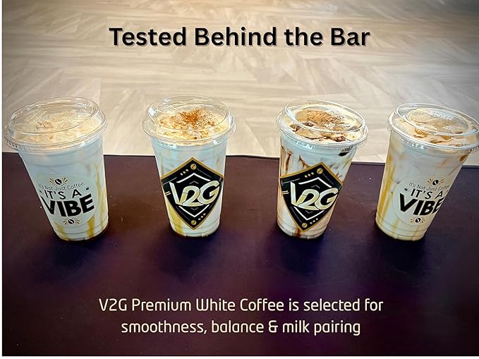 High Caffeine White Coffee-Smooth Low Acidity Versatile Flavor Profile Single Origin Artisan Roasted Arabica Beans