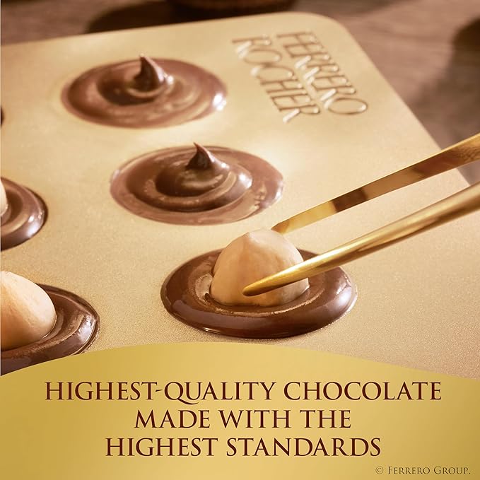 Ferrero Collection Premium Assorted Hazelnut Dark Chocolate and Coconut 48 Count Premium Treats 6.1 oz