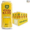 Yerba Madre Organic Yerba Mate Energy Drink Alternative Unsweetened Original Yerba 150mg Plant Based Caffeine Smooth Energy &amp Focus No Jitters or Crash 15.5oz Cans (Pack of 12)