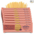 Three Farm Daughters High Fiber Pasta Spaghetti Pack Irresistible Low GI Non GMO Spaghetti Pasta Noodles Low Net Carb Made in the USA from Just 2 Simple Ingredients 12 oz. (8 Pack)