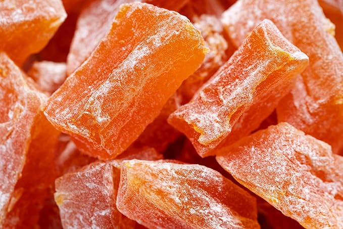 Farm Fresh Nuts Dried Papaya Fruit Snacks 5 Lb Bag – Papaya Strips for Snacking Desserts Baking – Safely Sealed Bag for Prolonged Freshness – Delicious Tropical Taste