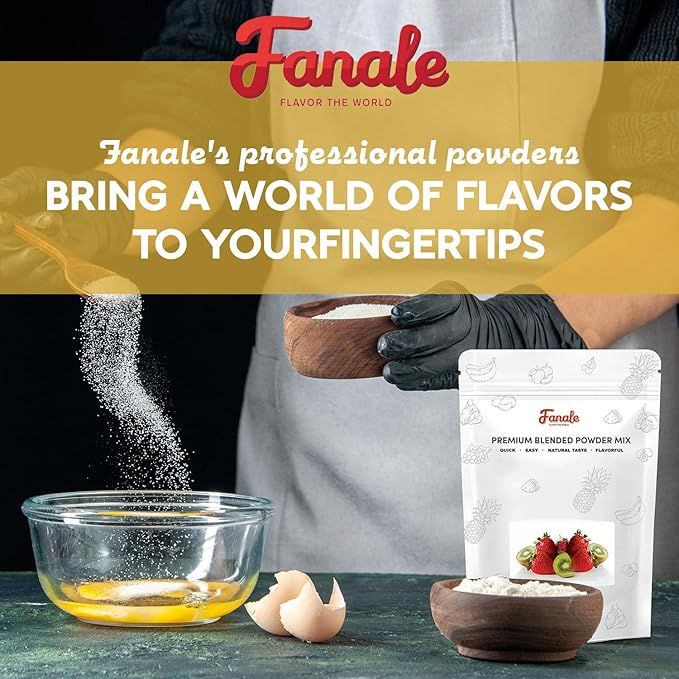 Fanale Premium Condensed Bubble Tea Flavoring Powder | Perfect for Baking Smoothies Desserts and Drinks | Instant Flavoring Powder for Boba Milk Tea - 2.2 Pounds (Pack of 20).
