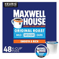 Maxwell House Original Roast Medium Roast K-Cup Coffee Pods 48 ct Box