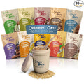 Dozy Oats Overnight Oatmeal Packets Sampler Box with Rolled Oats Chia Seeds Date Powder and Dried Fruit. Gluten-Free Natural Source of Protein and Fiber 10-Pack and Jar