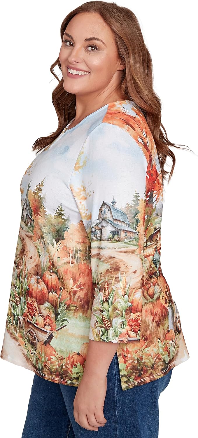 Farm Landscape Harvest Top