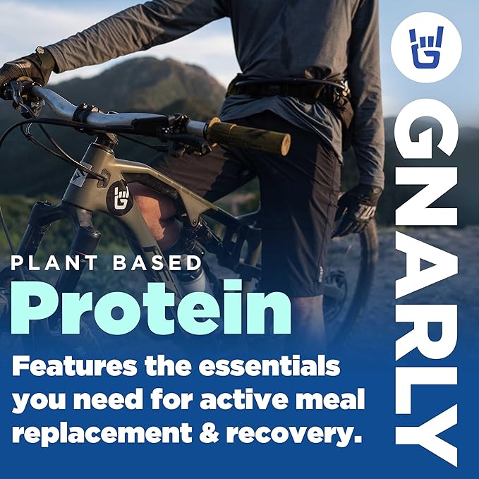 Gnarly Nutrition Vegan Plant Protein – Chocolate Vegan Protein Powder NSF Sport Certified – Meal Replacement Daily Nutritional Boost – Lactose Free Powder – Chocolate 28.2 oz