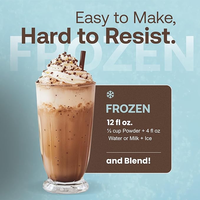 Dr. Smoothie Café Essentials Mocha Java – No Artificial Colors Flavors or Sweeteners – Shelf Stable – 61mg of Caffeine per Serving – Great for Hot Iced &amp Frozen Frappes (3.5 lb Bag 30 Serving