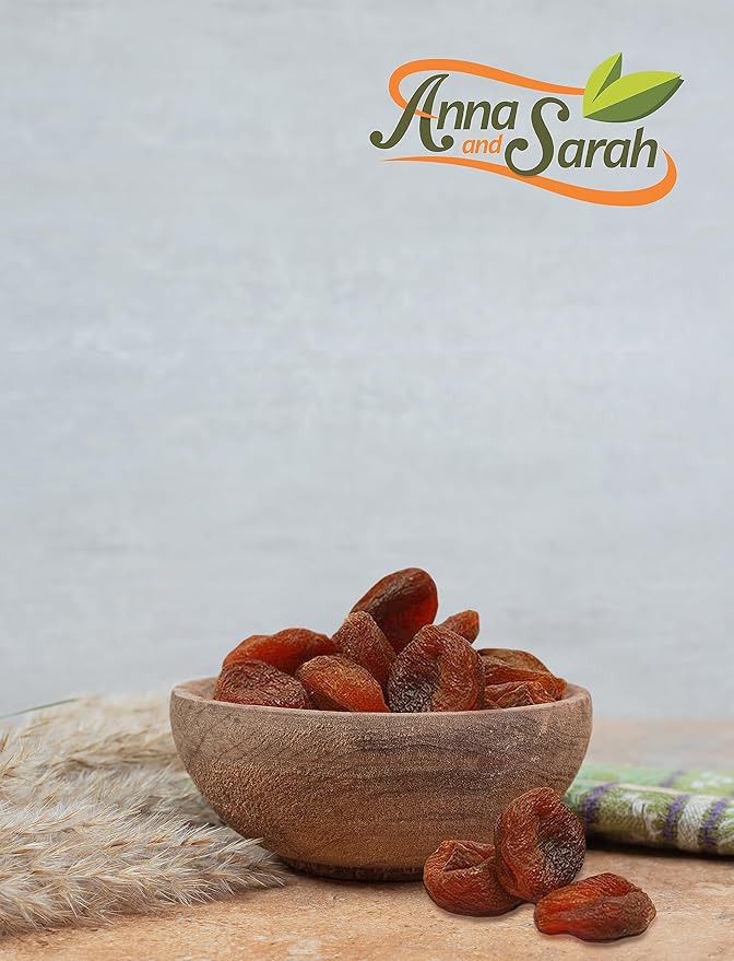 Anna and Sarah Organic Dried Apricots in Resealable Bag 3lbs 1 Pack