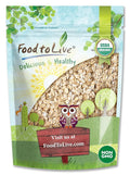Food to Live Gluten Free Organic Regular Rolled Oats 4 Pounds – Non-GMO Old-Fashioned 100% Whole Grain Vegan Bulk. Rich in Fiber. Great for Oatmeal Cereal Granola Cookies. Made in USA