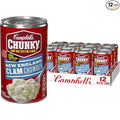 Campbell's Chunky Soup New England Clam Chowder 18.8 Oz Can (Case of 12)