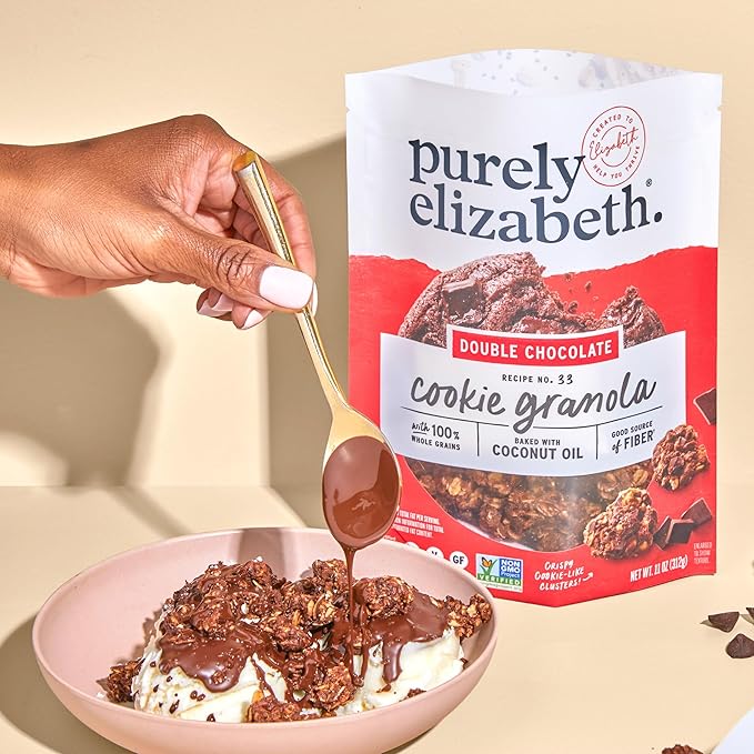 Purely Elizabeth Chocolate Lovers Variety Pack Made with Organic Oats and Ancient Grains Gluten-Free Non-GMO (3 Ct)