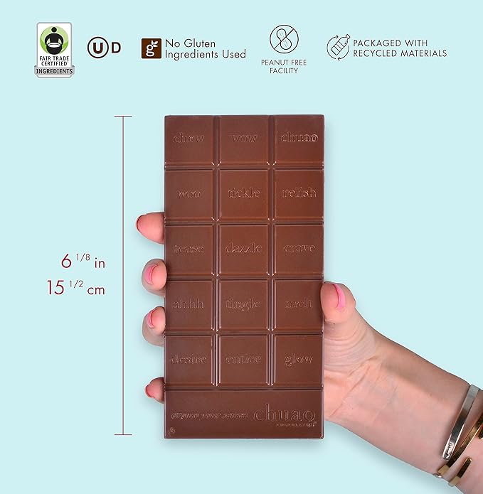 Chuao Chocolatier Sweet &amp Salty Milk Chocolate Gourmet Chocolate Bars 12-Ct. (2.8 oz. each)