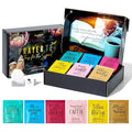 Thoughtfully Gourmet Tea Affirmations Christian Prayer Gift Set Includes 6 Flavors of Tea with Bible Verses from Psalms and Other Books to Rejoice Pack of 90