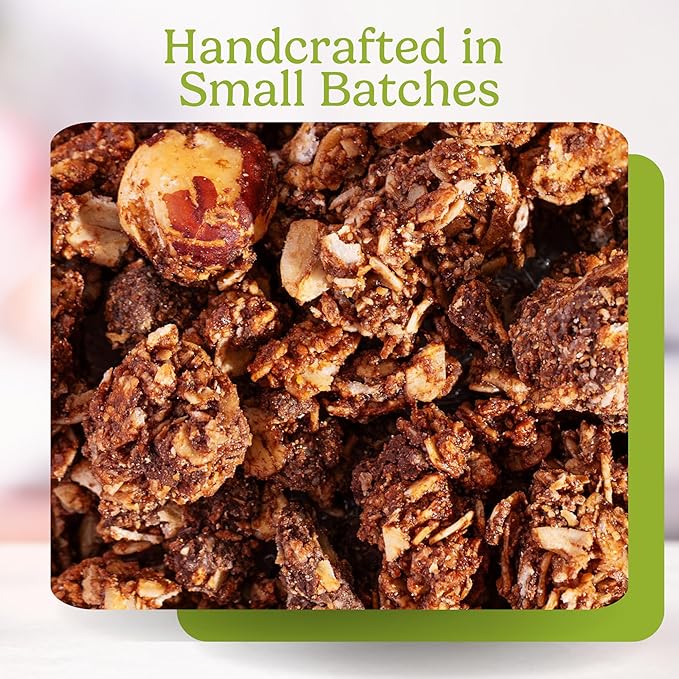 Jessica’s Chocolate Hazelnut Granola - Handmade Non-GMO Gluten-Free Whole Grain 11oz (3 Pack)