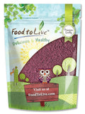 Food to Live Black Elderberry Juice Powder 2 Pounds - Raw Dried Berries Unsulfured Vegan Bulk For Baking Juices Smoothies Yogurts Instant Breakfast Drinks No Sulphites Contains Maltodextrin