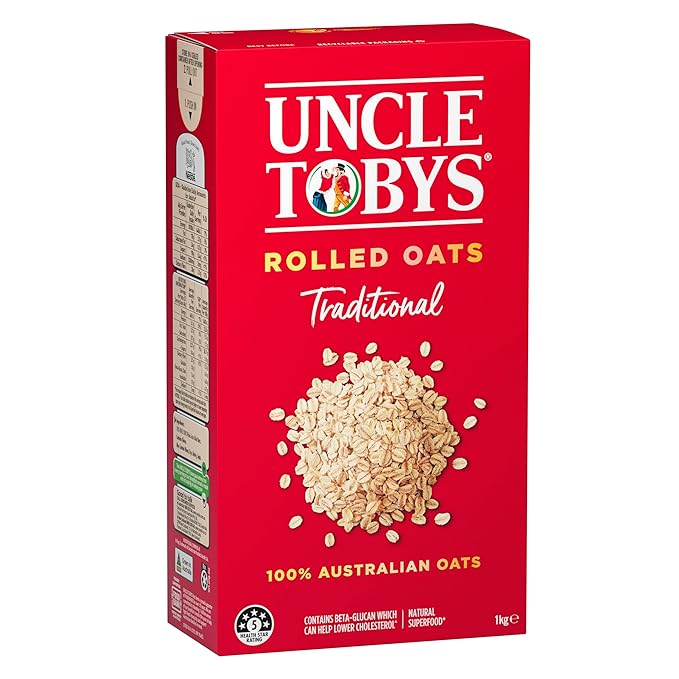Uncle Tobys Traditional Oats 1kg.