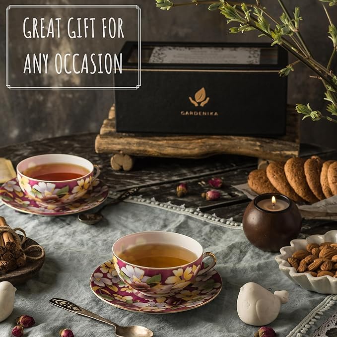 Tea Box Variety - Herbal Caffeine-Free Assortment Kosher Non GMO - Gift Set for Women and Men - 60 Ct 15 Flavors